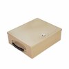 Controltek Jumbo Locking Cash Box, 1 Compartment, 14.38 x 11 x 4.13, Sand 500134